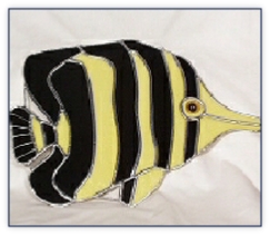 butterfly fish suncatcher