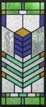southwest stained glass window panel style 8