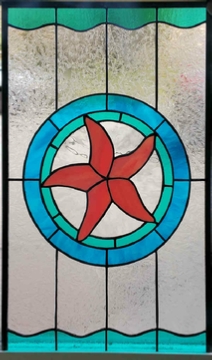 starfish of the sea stained glass