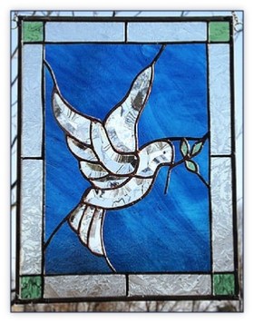 Beveled Dove Window