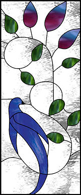 bluebird vines panel