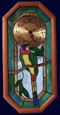 parrot pendulum clock